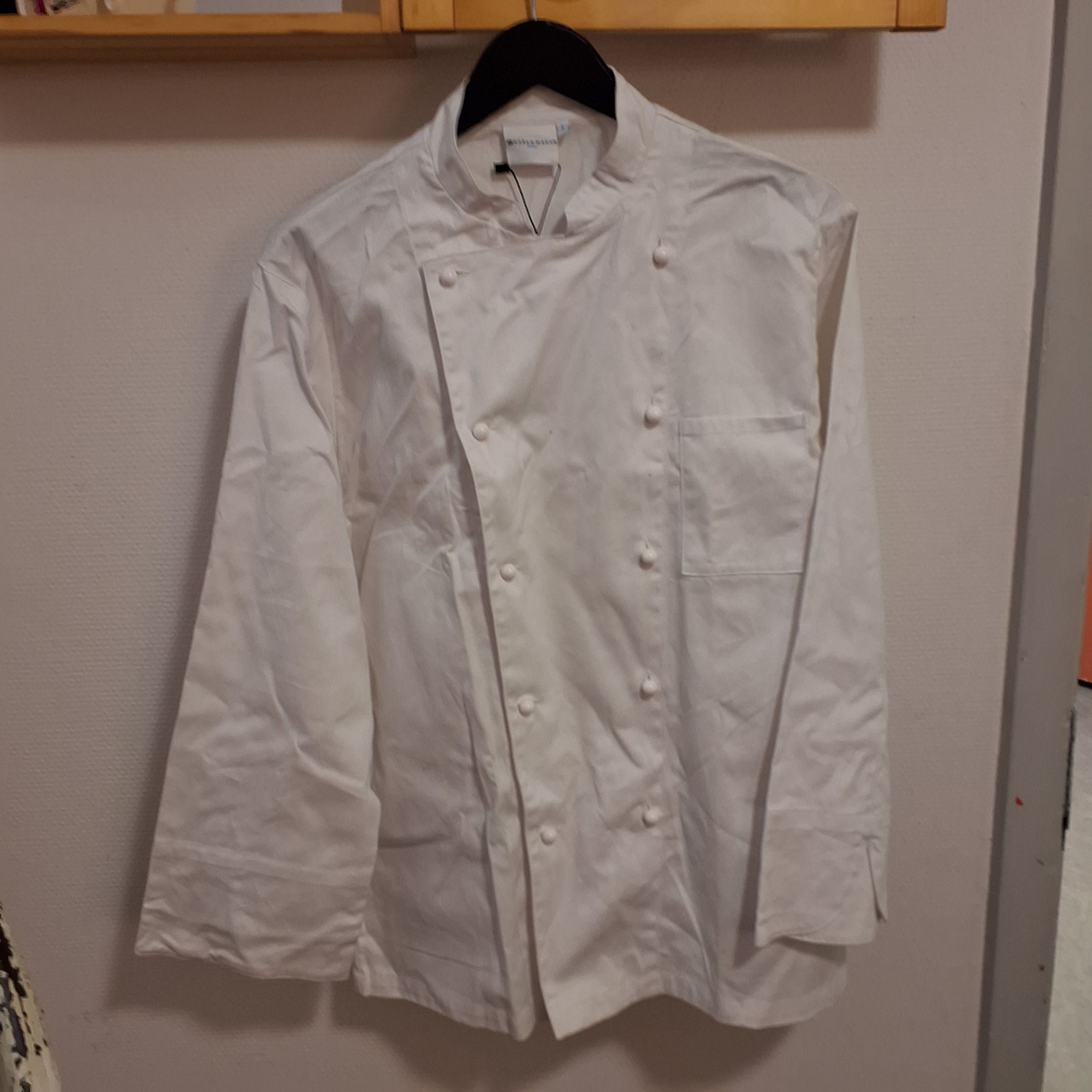 Kokkejakke M/knapper